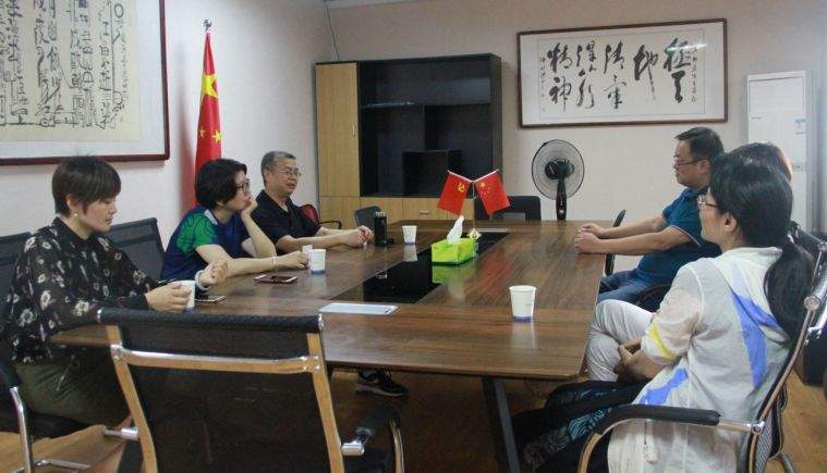 合肥市残联刘理事长等领导一行莅临领航学校调研指导