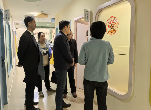 庐江县残一行联莅临领航·安泰调研指导儿康定点机构管理工作